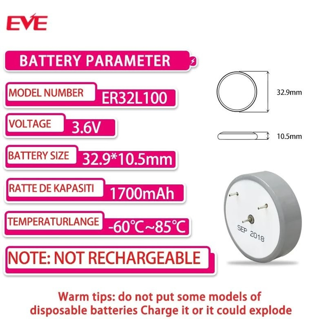 Элемент питания EVE ER32L100