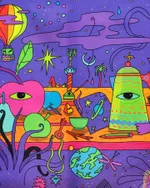 Полотно Plushedelica «Масала чай» мини