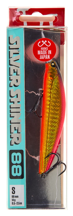 Воблер Lucky John Silver Shiner 88S, 8.8 см, 14 г, цвет 108