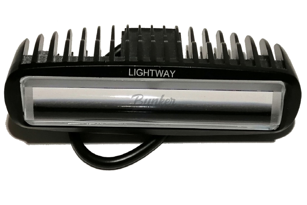 Светодиодная фара 20W - 4 режима Yellow-White Strobe,LIGHTWAY