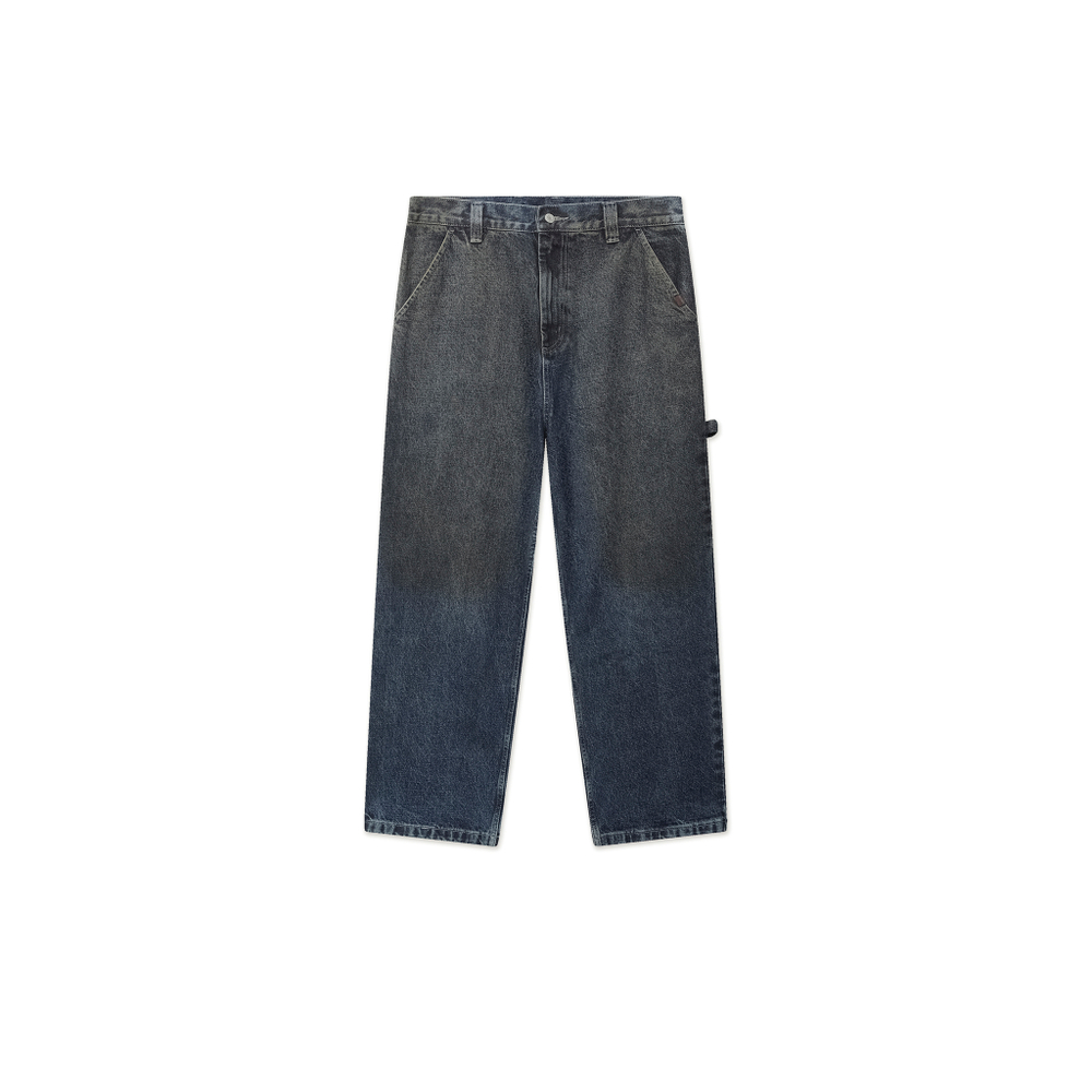 Джинсы Октябрь Work Denim "Dirty Blue Stone Washed"