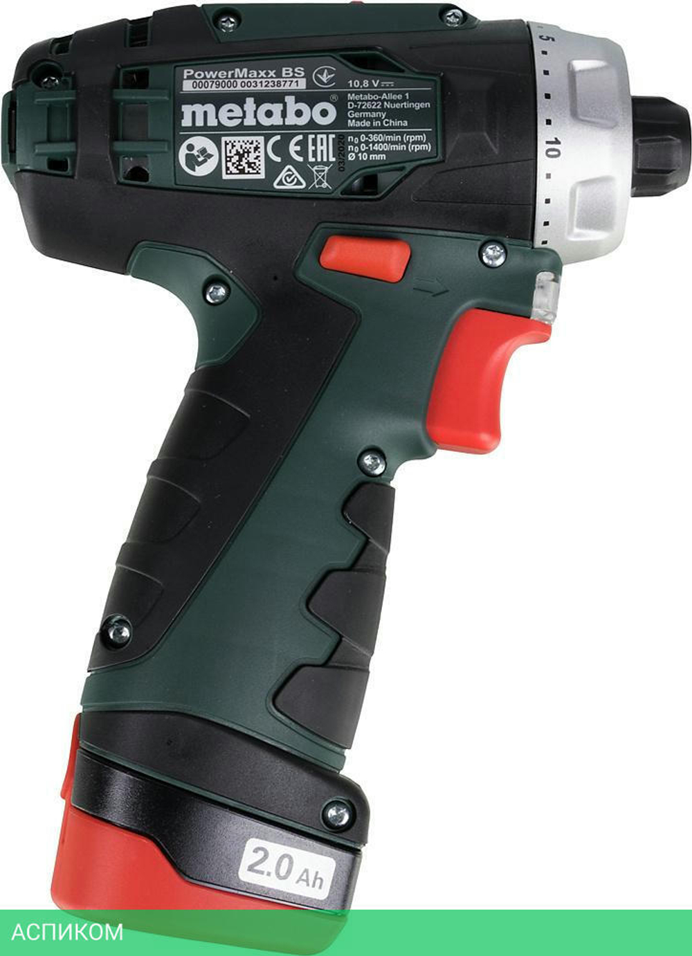 Дрель-шуруповерт Metabo PowerMaxx BS Basic (600080500)