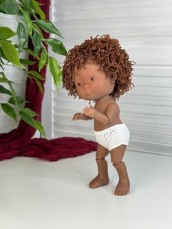 Кукла Nines виниловая 30см PIPPA шарнирная без одежды  (2902W)