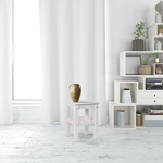 Табурет для кухни, 33х33х45, Одвар, деревянный, для кухни, сосна, белый IKEA