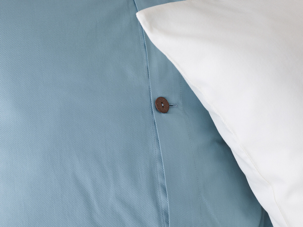 Постельное белье 2 спальное евро Curt Bauer Tender 9028 ocean голубое