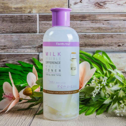 FarmStay, Milk Visible Difference Moisture White Toner - Увлажняющий Тонер с молочными протеинами 350 мл.