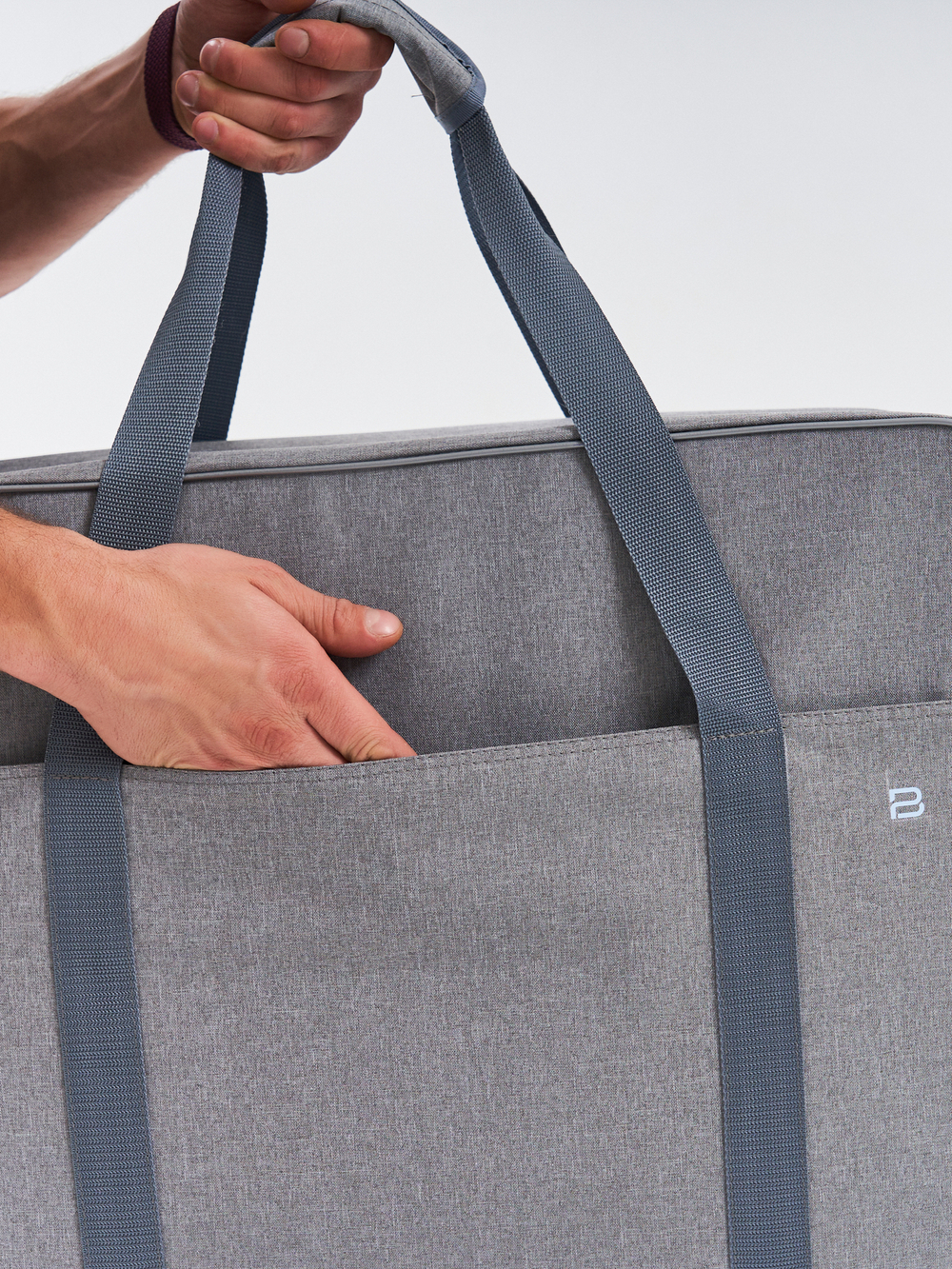 Сумка дорожная для ручной клади Стандарт плюс 55х40х20 Grey