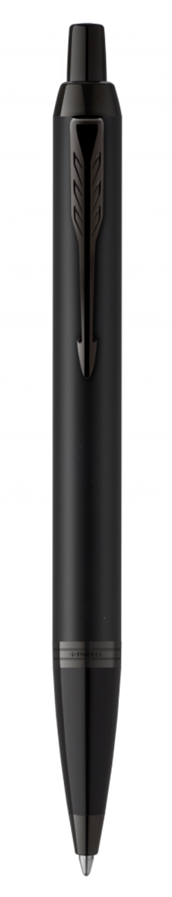 Шариковая ручка Parker IM Achromatic, Black BT, стержень: M, цвет чернил: blue, в подарочной упаковке.