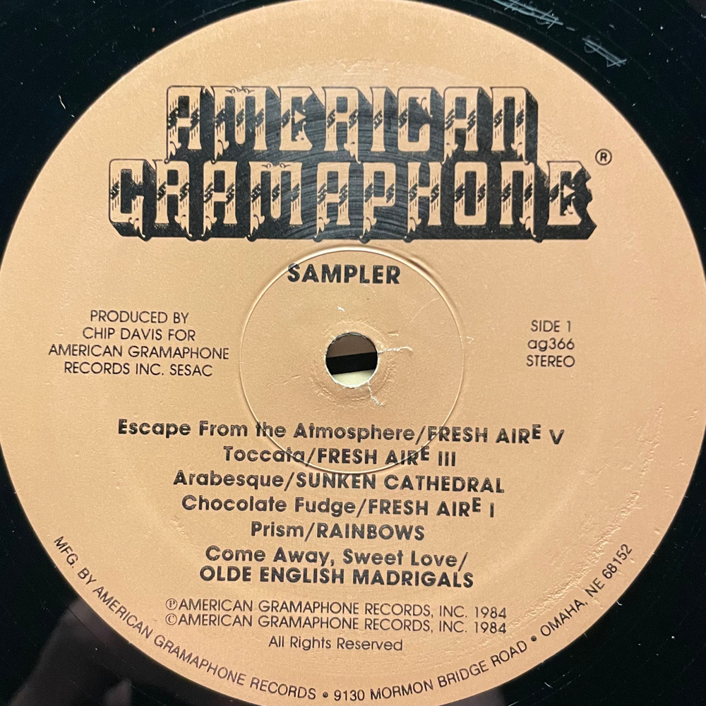 Сборник Sampler III (США 1984г.)