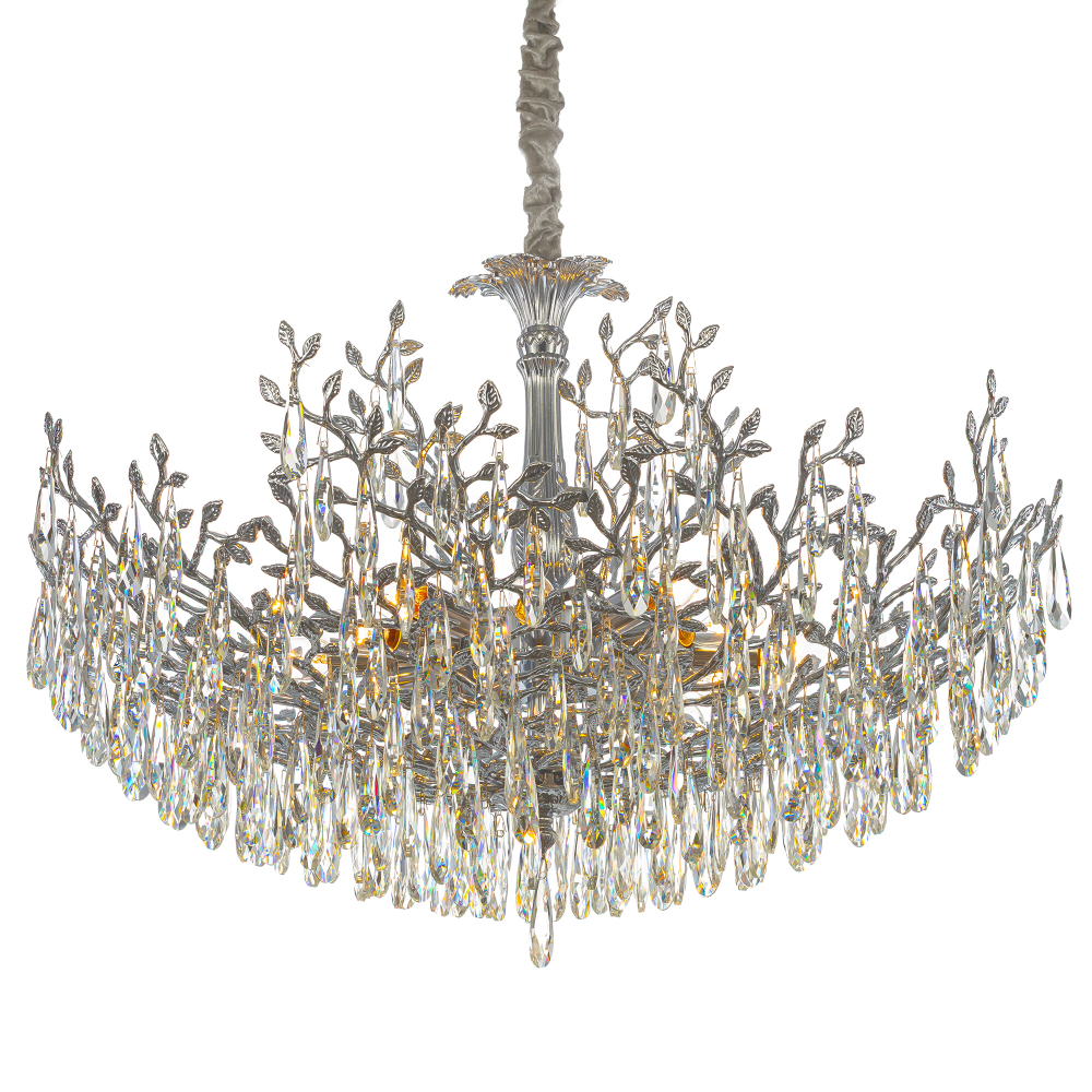 Citilux RITZ CL310121 Люстра хрустальная подвесная Хром