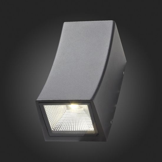 SL088.421.02 Светильник уличный настенный ST-Luce Черный кварцевый LED 2*5W 4000K DEALE