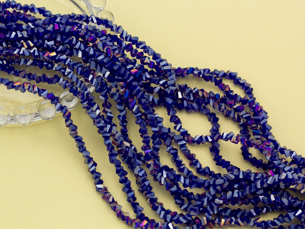 Нить бусин для украшений 4мм (ювелирное стекло)