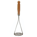 Картофелемялка с деревянной ручкой лакированная