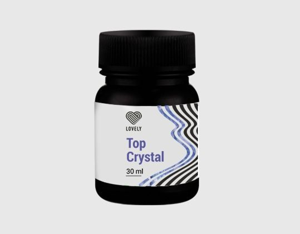 Топ без липкого слоя Crystal Lovely, 50 ml