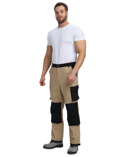 Брюки "Милан CH" (бежевый/черный)