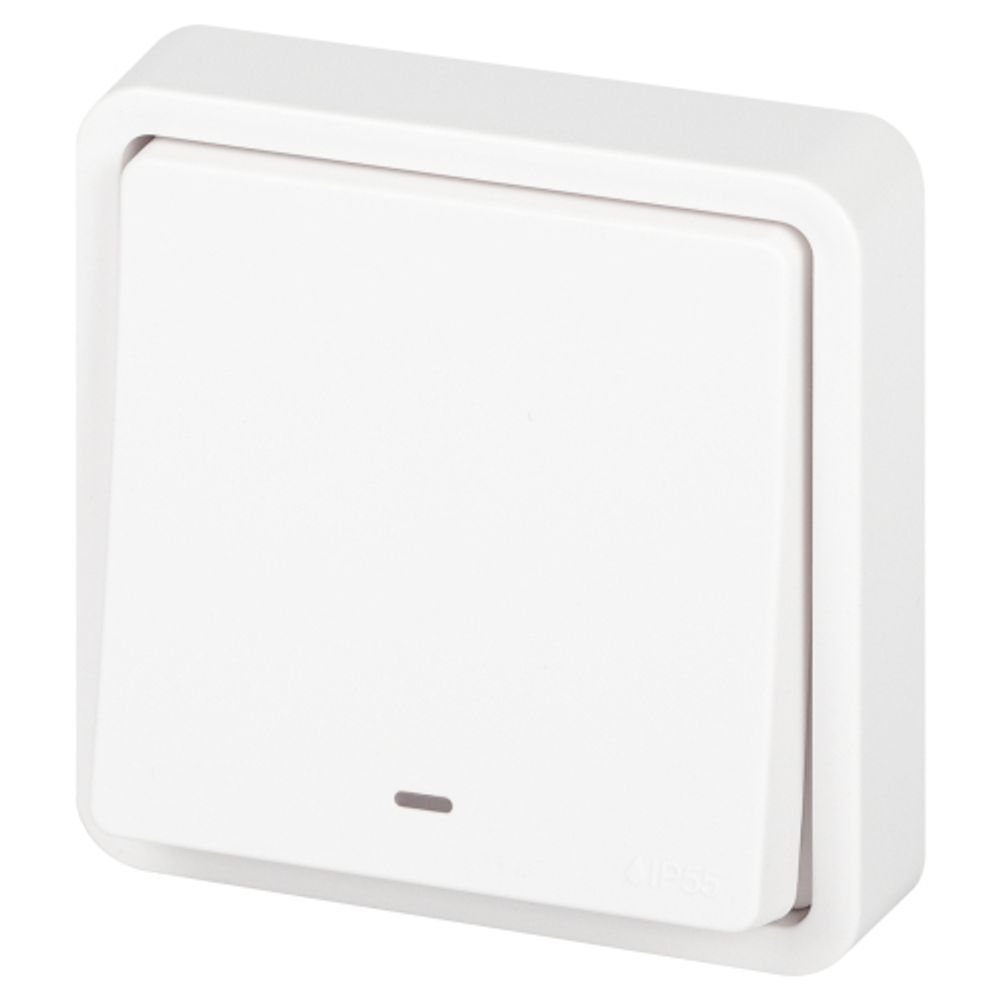 Переключатель ЭРА Эксперт 11-1527-01 с подсветкой IP55, 10АХ-250В, СУ, белый | Эра Эксперт