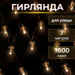 Электрогирлянда уличная Reason 1600 LED 2х2 м со стартовым шнуром