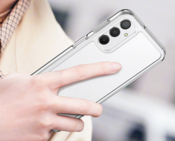 Усиленный защитный чехол прозрачный для Samsung Galaxy A24 4G, мягкий отклик кнопок