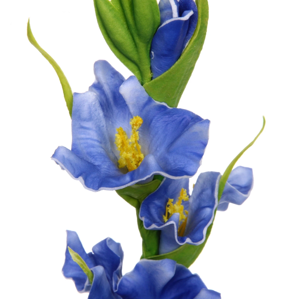 Цветок искусственный «Natur» 54см Гладиолус синий
