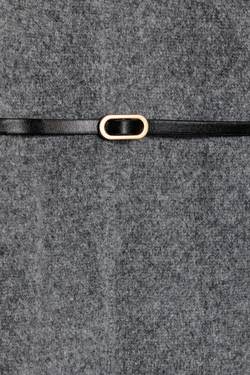 ZARА КАРДИГАН ИЗ 100% ШЕРСТИ С ПОЯСОМ, МЯГКИЙ СЕРЫЙ