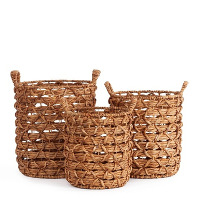 Набор корзин Secret De Maison BRINT ( mod. LS-0094 ) гиацинт (водяной), D40 х 50 см, D35 х 45 см, D30 х 40 см, бежевый