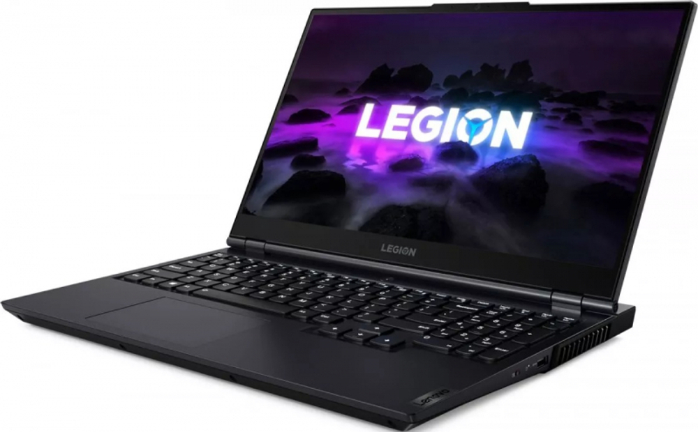 Ноутбук Lenovo Legion 5 15ITH6, 15.6", IPS, Intel Core i5 11400H 2.7ГГц, 16ГБ, 512ГБ SSD, NVIDIA GeForce RTX 3050 Ti для ноутбуков - 4096 Мб, noOS, 82JK0010RK, темно-синий
