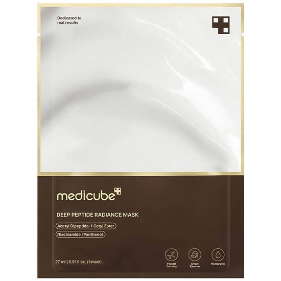 Medicube Тканевая маска с пептидами для сияния кожи - Deep Peptide Radiace Mask 27 мл