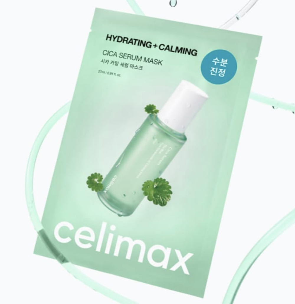 Celimax Cica Serum Mask Маска для увлажнения и успокоения кожи лица