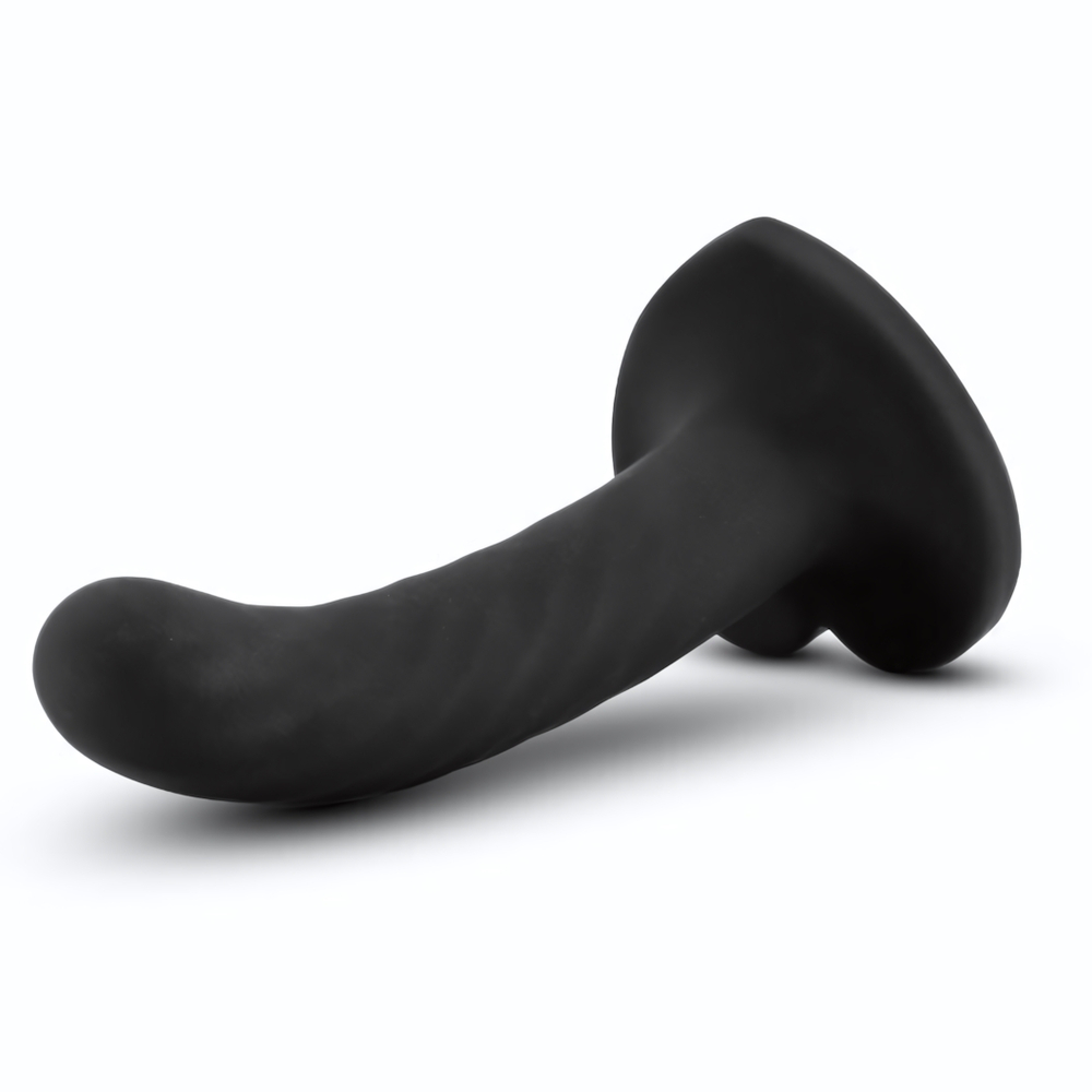 Черный анальный фаллоимитатор на присоске Twist Small - 11,4 см. (Цвет: черный)