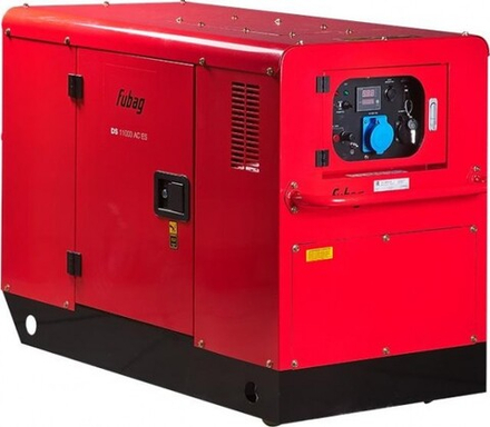 Генератор дизельный с воздушным охлаждением FUBAG DS 11000 AC ES в кожухе 431744