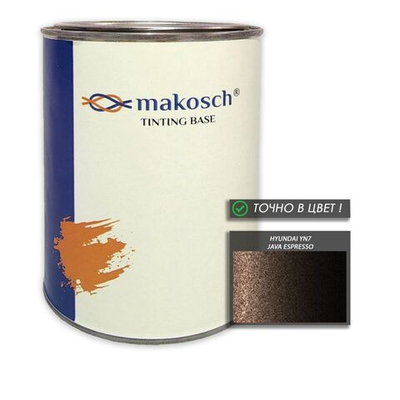 Автоэмаль makosch/HYUNDAI YN7, Базовая эмаль, коричневый, перламутр, 800мл.