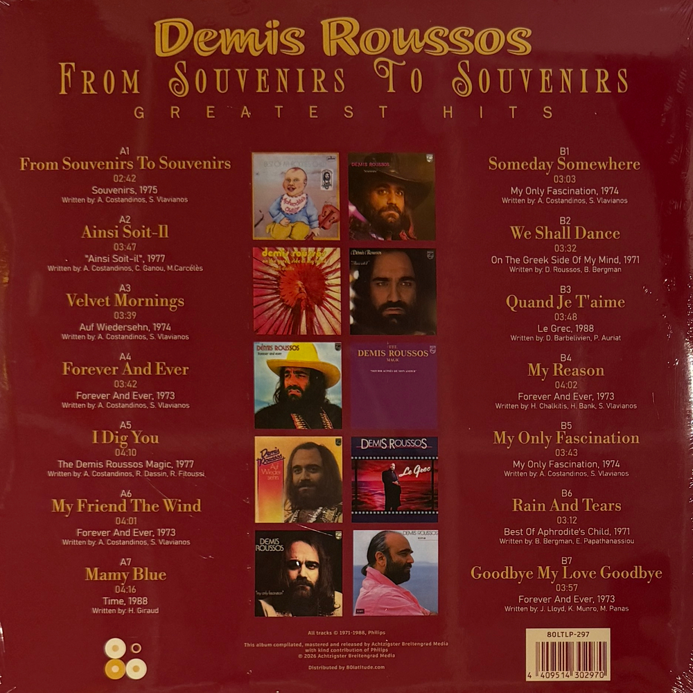 Demis Rousos - From Souvenirs To Souvenirs - Greatest Hits (Россия 2026г.) Т
