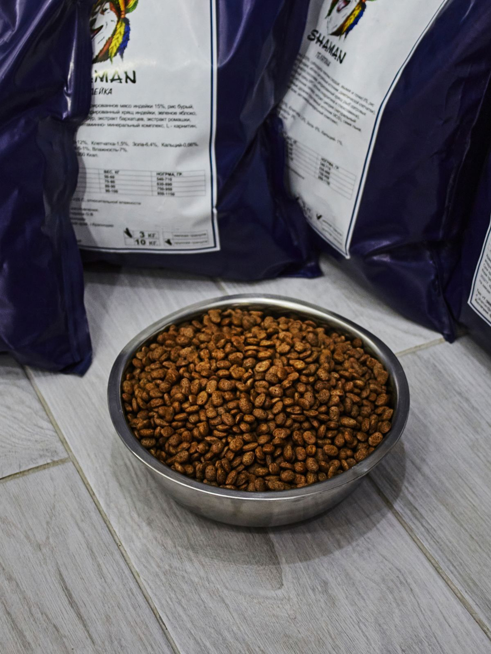 Сухой корм для собак "Shaman" Белая рыба 25 кг; мелкие гранулы; Класс Холистик