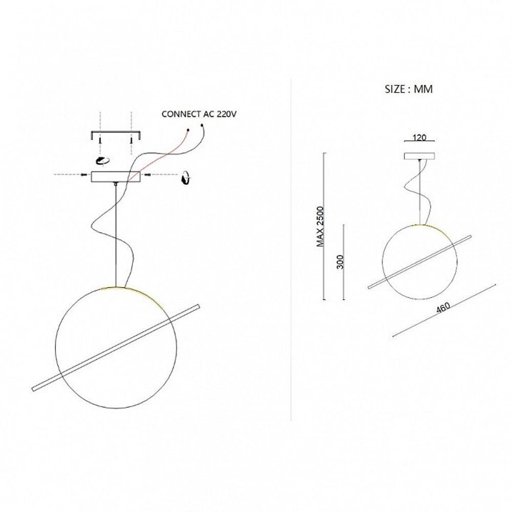 Подвесной светильник Imperiumloft PARMA parma01