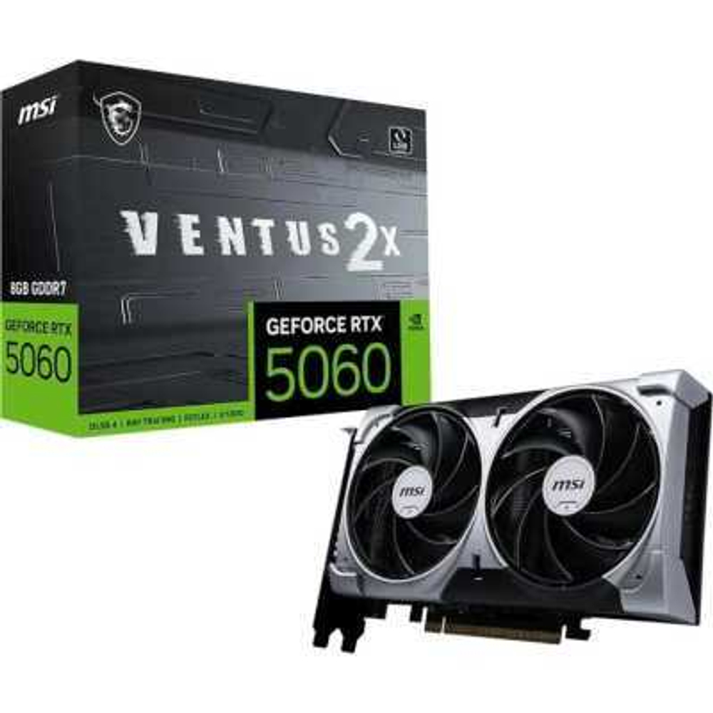 Видеокарта MSI nVidia GeForce RTX 5060 8G Ventus 2X