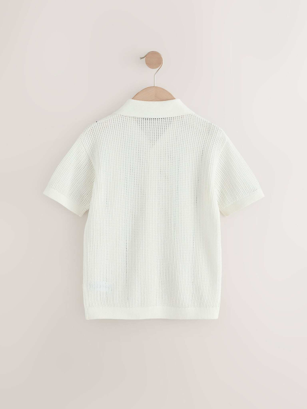 Кардиган с коротким рукавом для мальчика Next AA8-958, Светло-бежевый