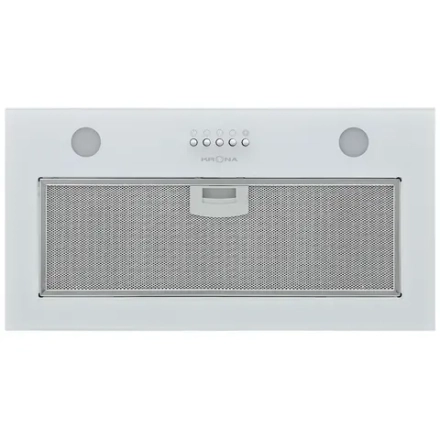 Встраиваемая вытяжка Krona LUISA 600 GLASS WHITE PB