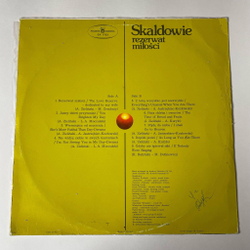 Винтажная виниловая пластинка LP Skaldowie Скальды Rezerwat Milosci (Польша 1979)