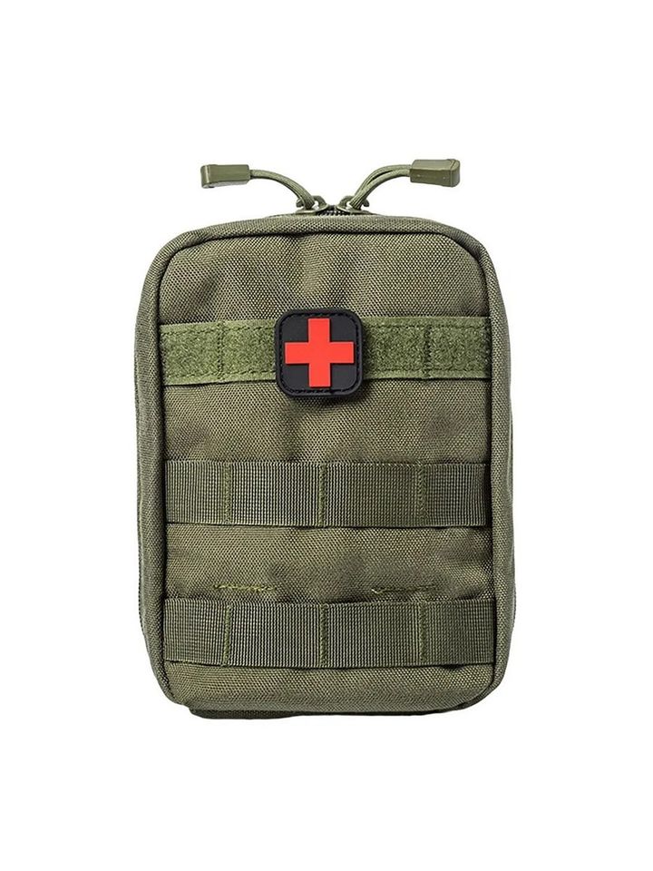 Подсумок тактический медицинский для аптечки 16х8х19 см (олива)