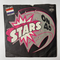 Винтажная виниловая пластинка 7 дюймов (маленькая пластинка) Stars On 45 (Германия 1981)