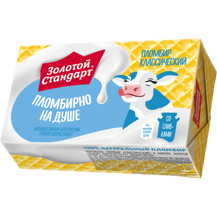 Мороженое Золотой стандарт брикет 94 гр