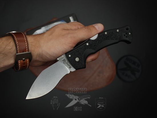 Складной нож Cold Steel 62JM Rajah III c клинком из стали AUS-10A, рукоять Grivory (Griv-Ex)
