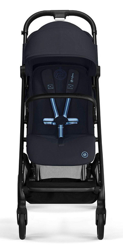 Прогулочная коляска Cybex Beezy 2024 Dark Blue с дождевиком и бампером