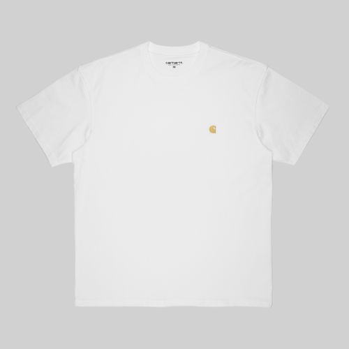 Футболка мужская Carhartt WIP Chase артикул:I026391_white - купить в магазине Дайс