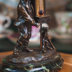 Жанровая композиция с термометром «Мальчик с шарманкой»