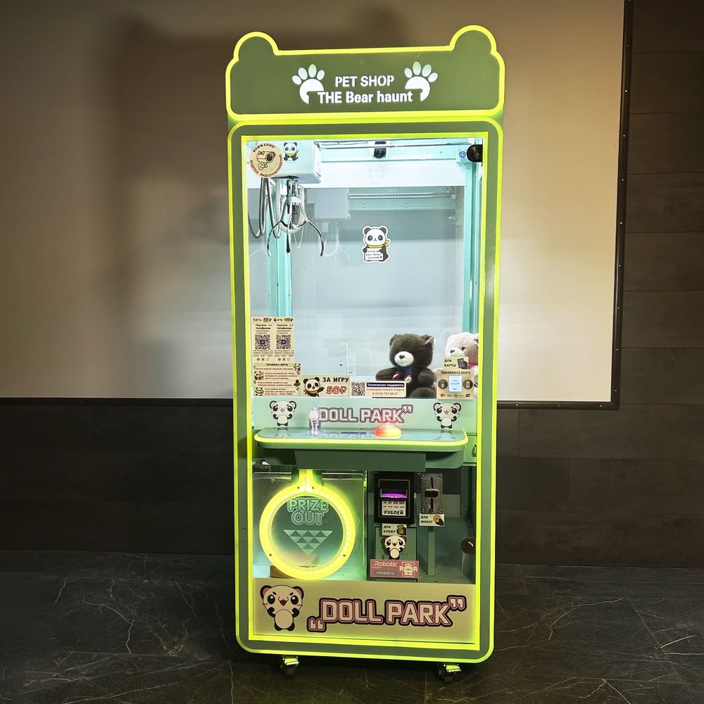 Набор милых информационных наклеек на призовой автомат "Doll Park"