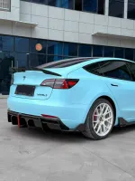 Обвес для Tesla Model 3 2017-2023 Тесла тюнинг губа юбки диффузор спойлер Тесла