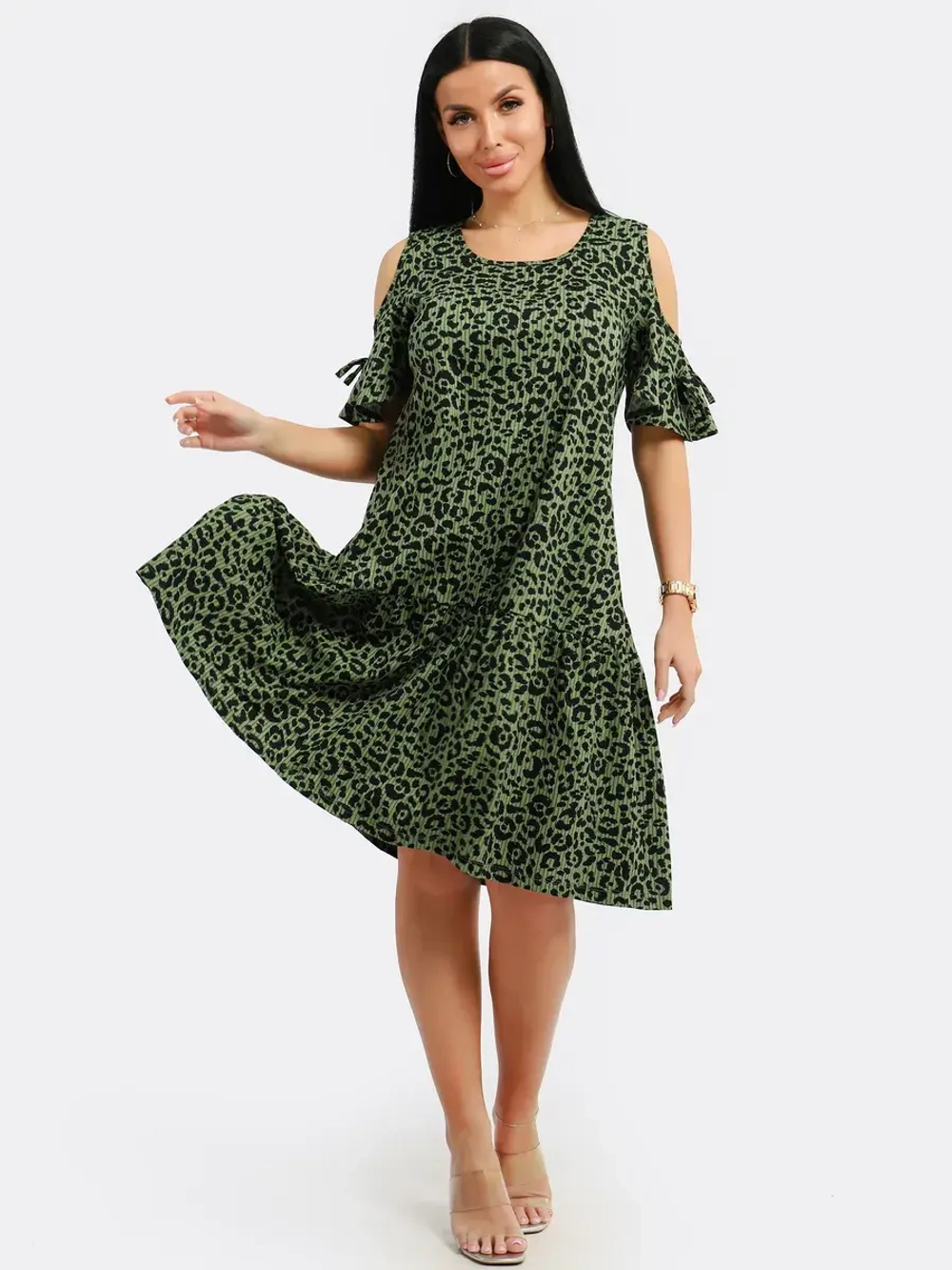 Платье свободное большие размеры