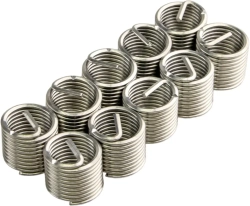 Вставка резьбовая для восстановления резьбы M12 х 1.5 мм., 10 штук, ZIPMEND