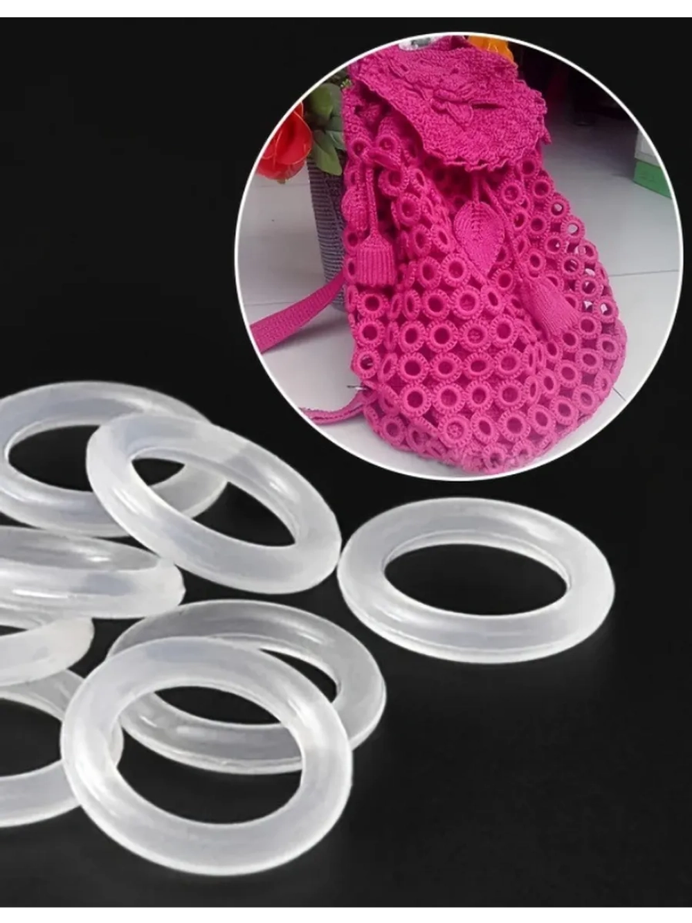 Канва пластиковая Колечки